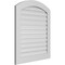 Ekena Millwork Arch Top Surface Mount PVC Gable Vent: Non-Functional, w/ 3-1/2"W x 1"P Standard Frame, 32"W x 34"H GVPAR32X3401SN - alternate 5